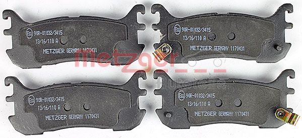 METZGER Bremsbelagsatz, Scheibenbremse